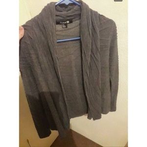 F21 grey cardigan ✨